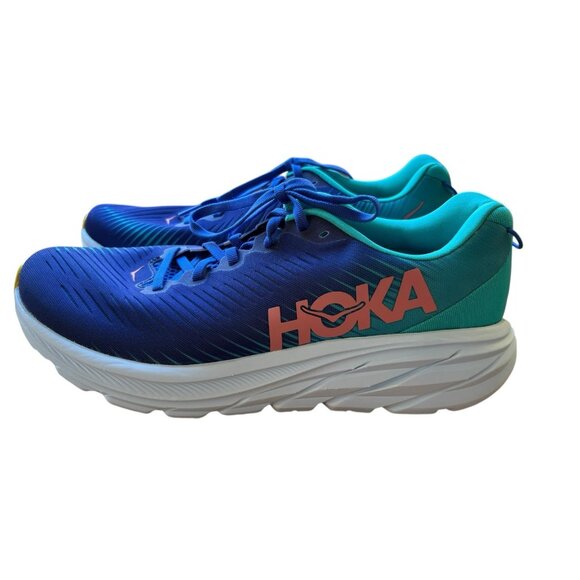 Hoka One One Shoes - Hoka One One Rincon 3 Womens 11 Lightweight Athletic Running Shoes Sneakers Blue